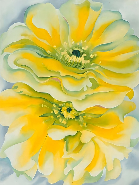 Georgia OKeeffe - Yellow cactus Print