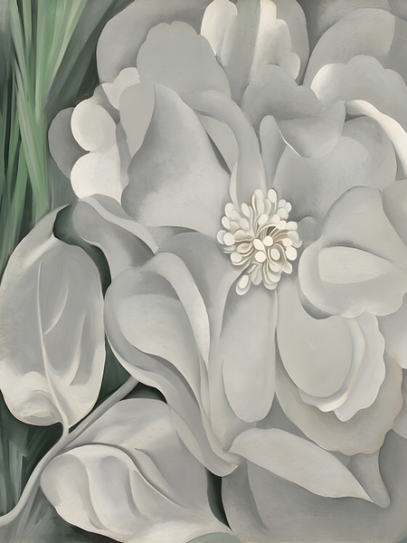 Georgia OKeeffe - The White Calico Flower .1931 Print