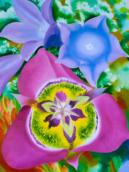 Georgia OKeeffe - Mountain Flowers No. II  Mariposa Lily Print