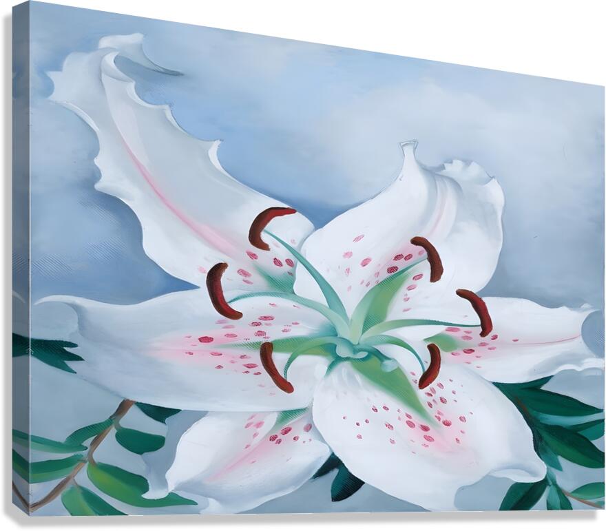 Georgia OKeeffe Pink Spotted Lily Canvas Print