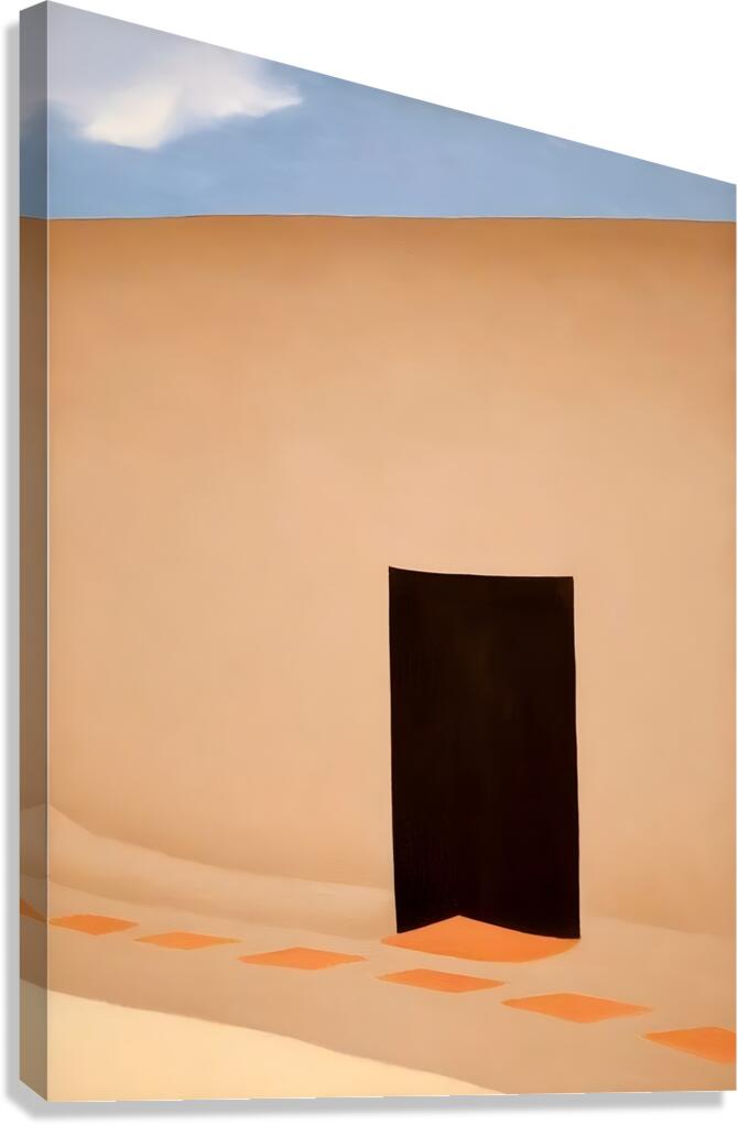 Georgia OKeeffe - Patio with Cloud 1956 Canvas Print