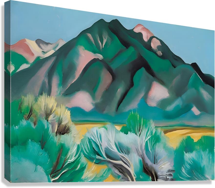 Georgia OKeeffe - New Mexico Landscape Canvas Print