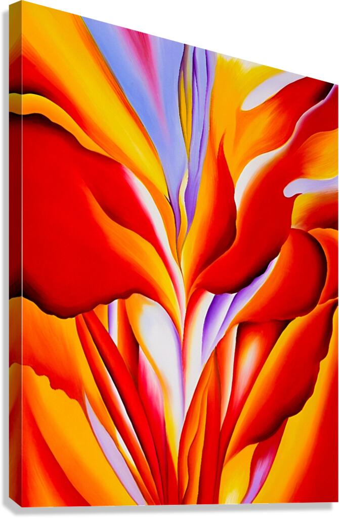 Georgia OKeeffe - Red Canna. 1924  Canvas Print