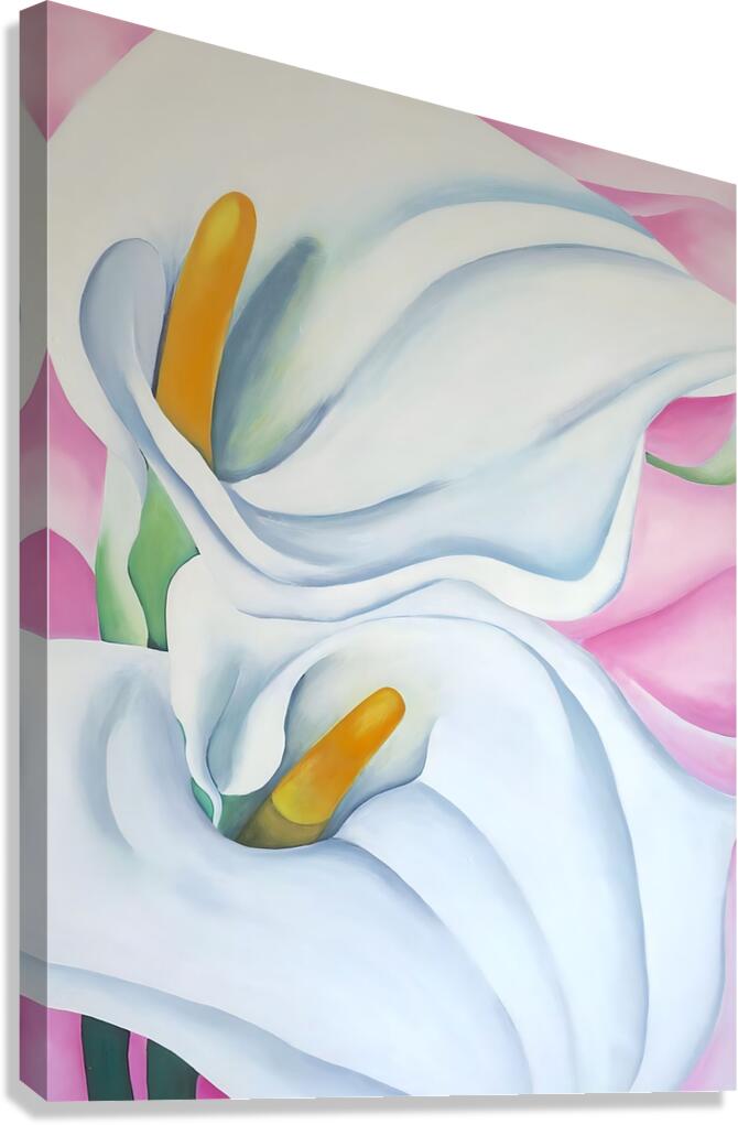 Georgia OKeeffe - Two Calla Lilies Canvas Print