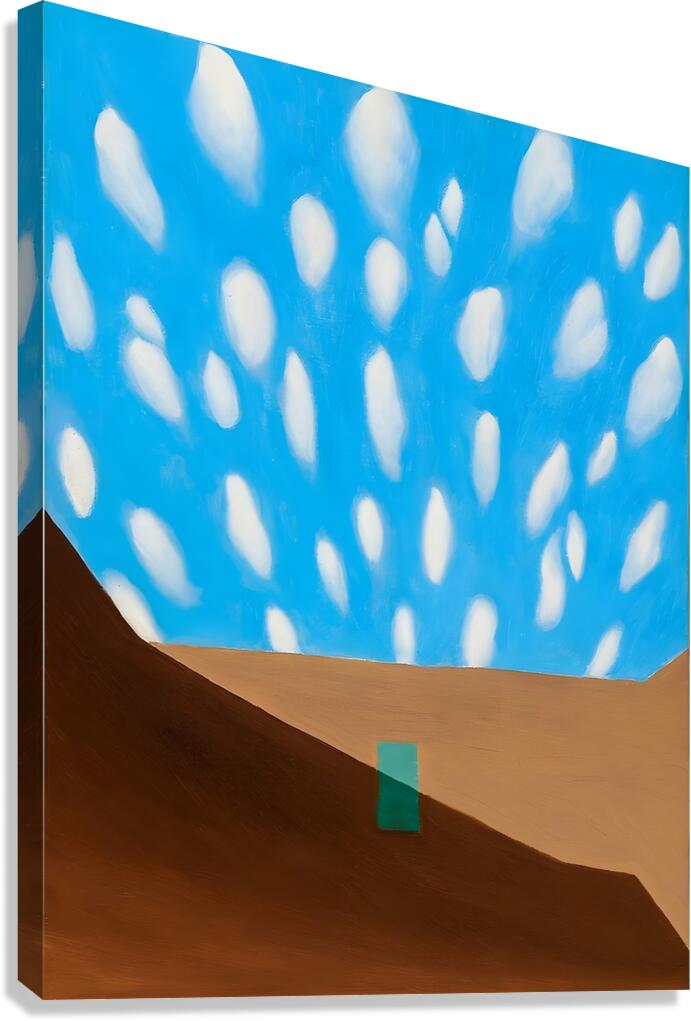 Georgia OKeeffe - In the Patio VIII  Canvas Print