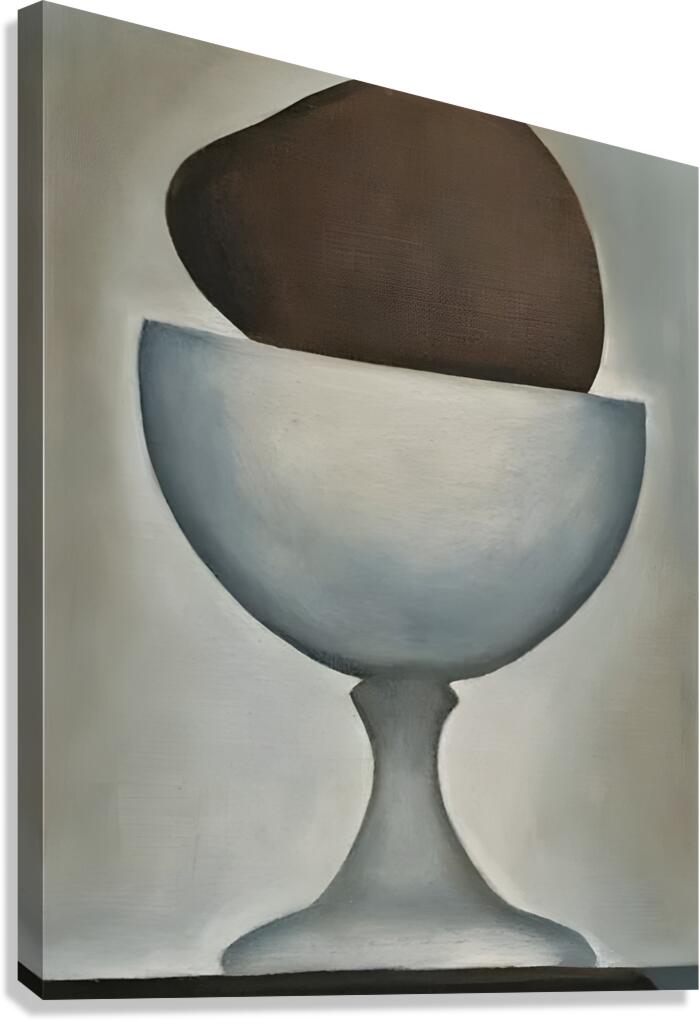 Georgia OKeeffe - Alligator Pear in White Dish 1921 Canvas Print