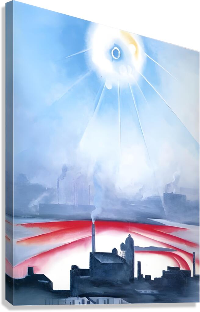 Georgia OKeeffe - East River No 1  Canvas Print