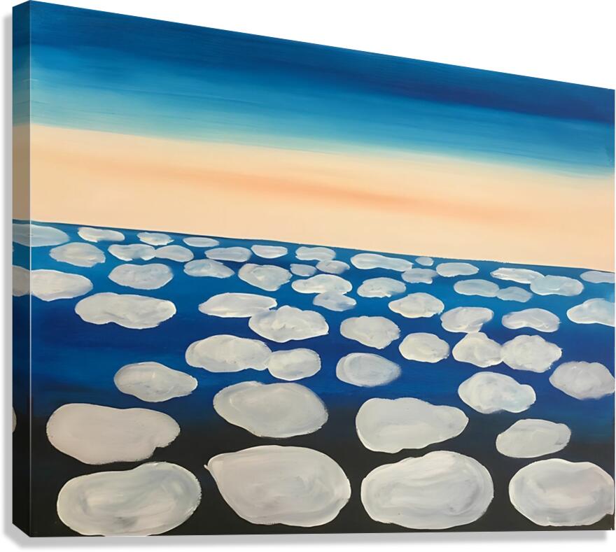 Georgia OKeeffe - Sky Above Clouds IV Canvas Print