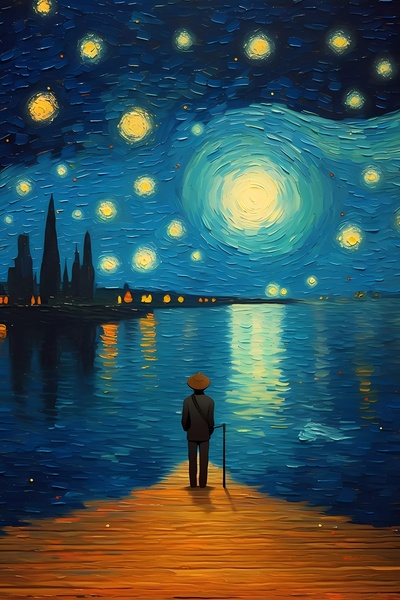 Starry Night Print