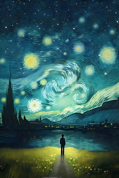 Starry Night Print