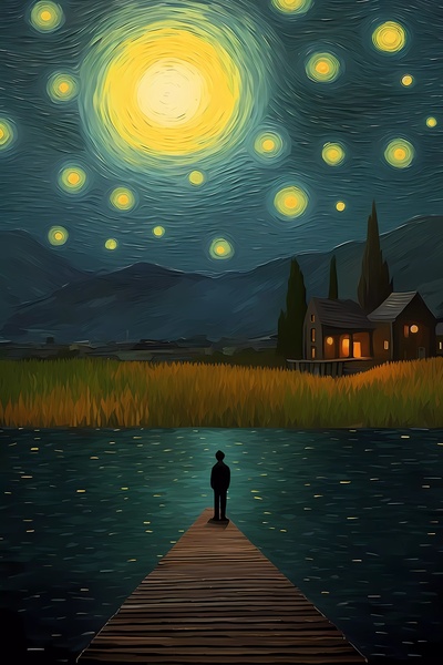 Starry Night Print