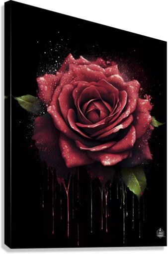 Red Rose Elegance Canvas Print