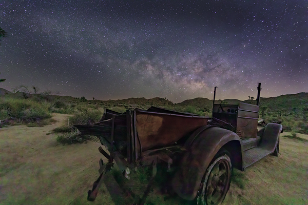 Old Truck and Milky Way-2 by Danny Ritchey Photography