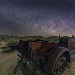 Old Truck and Milky Way-2