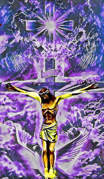Cristo Minha Certeza impressionist Print