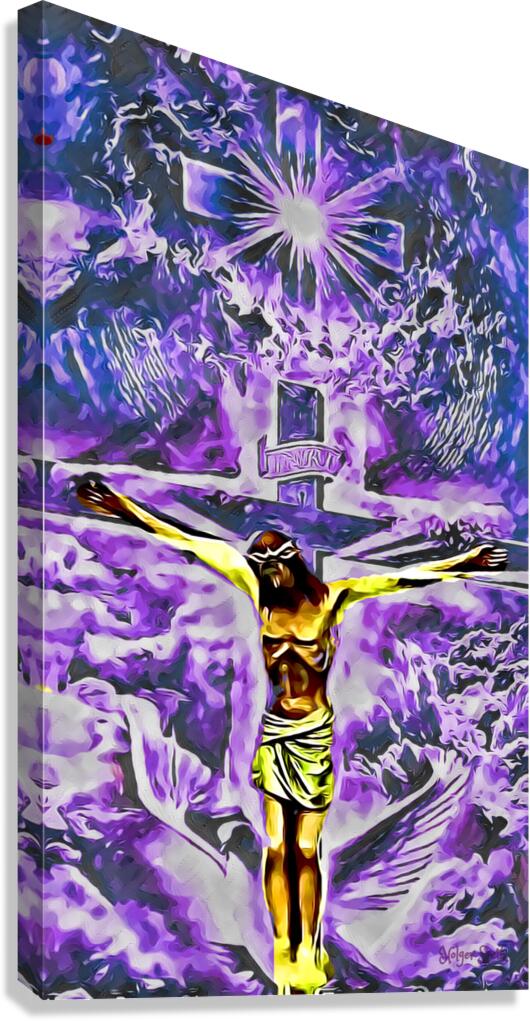 Cristo Minha Certeza impressionist Canvas Print
