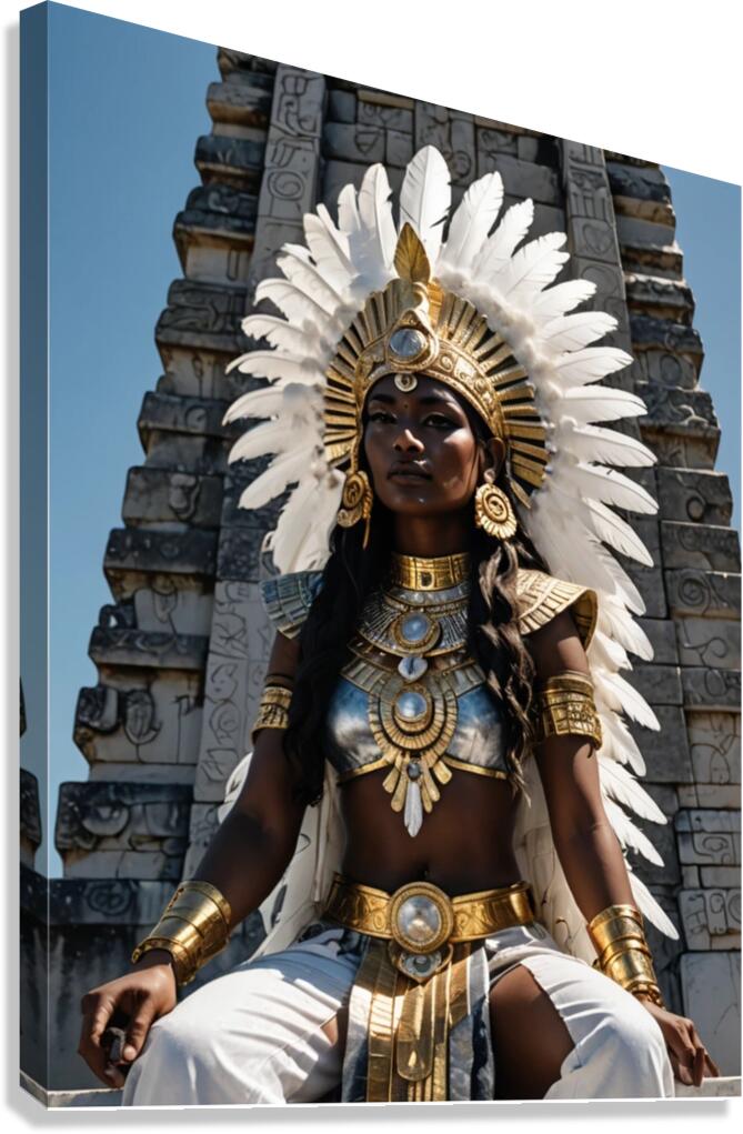 Aztecka Canvas Print