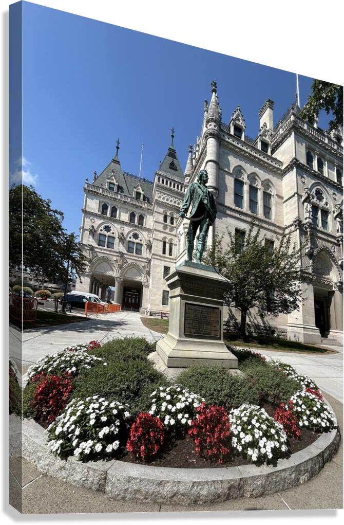 St Capitol Hartford Ct Canvas Print