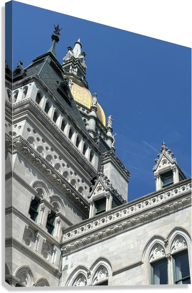 capitol bldg Hartford ct Canvas Print