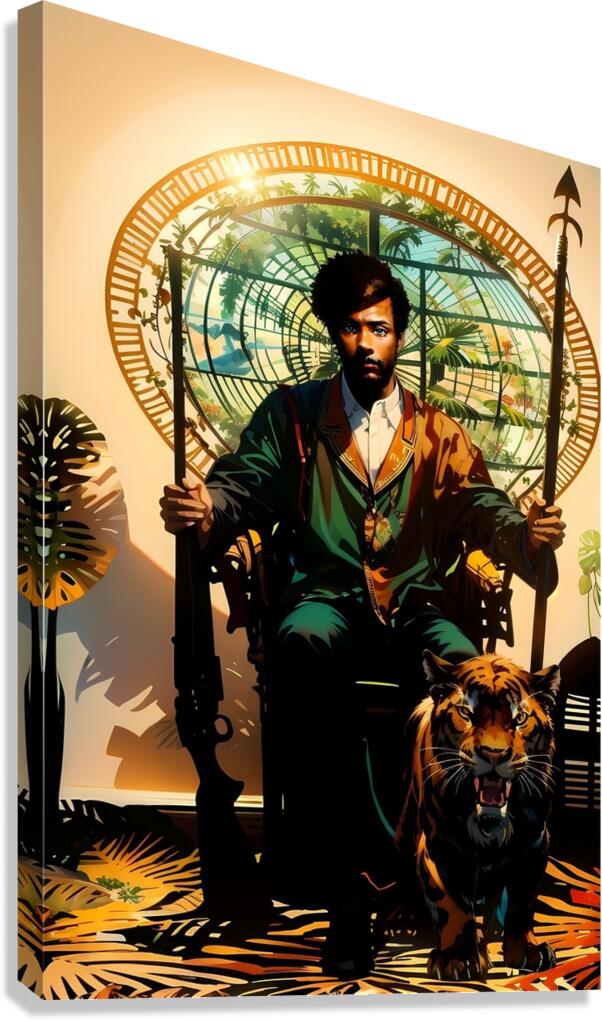 House panther Canvas Print