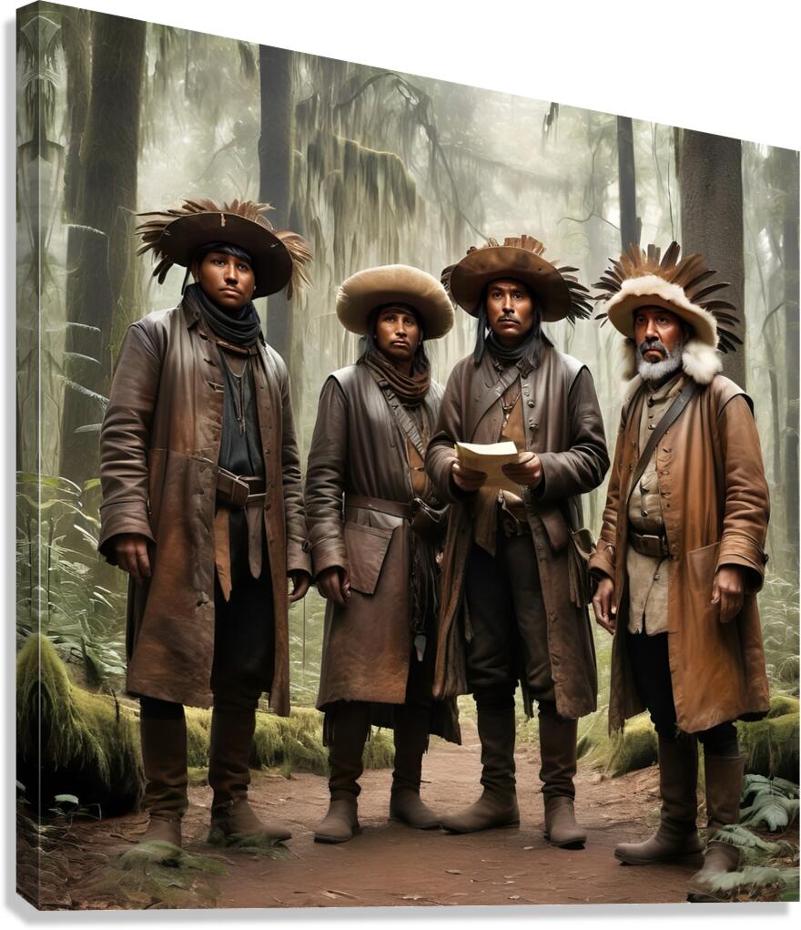 colonial pirates Canvas Print