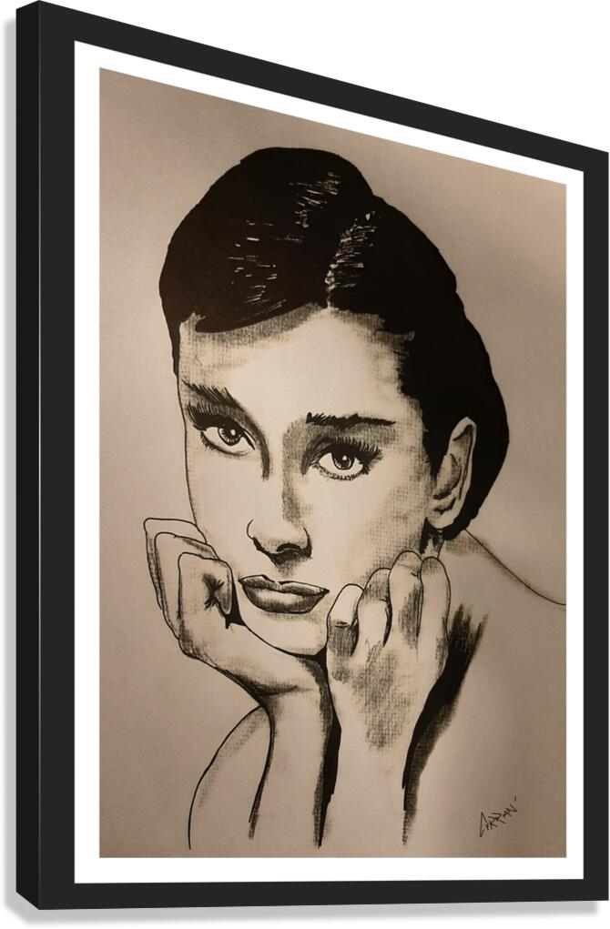 Audrey Hepburn 2 Canvas Print