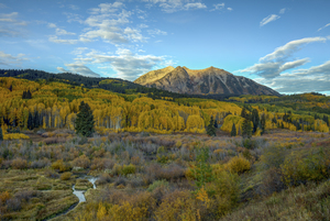 AUTUMN SUNRISE AT EAST BECKWITH MOUNTAIN