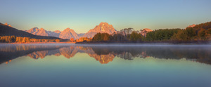 Mount Moran Reflection At Oxbow Bend