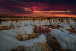 SUNRISE GLORY OVER THE CALHAN PAINT MINES