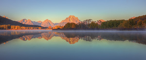 Sunrise Reflection At Oxbow Bend