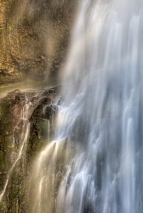Waterfalls In Sunlight