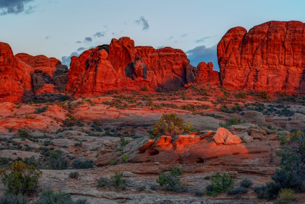 GLOWING ROCKS  Print