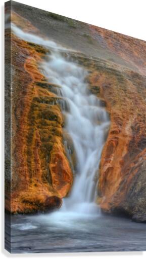 STEAMY FALLS Canvas Print