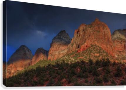 SUNLIT SLIVER Canvas Print