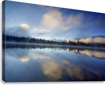 MOUNTAIN REFLECTION REVEALED Canvas Print