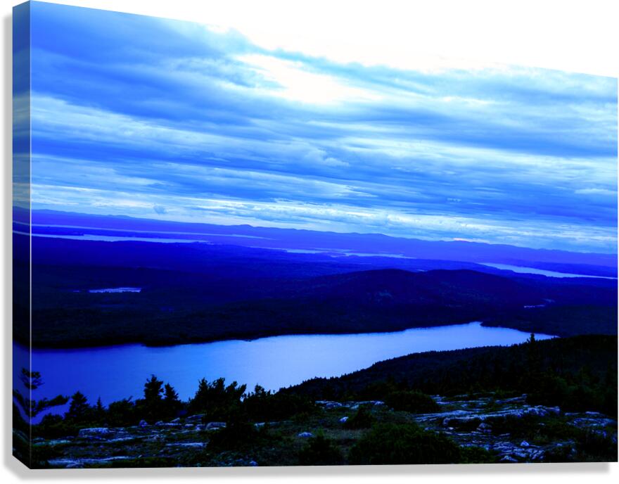 Blue Night Canvas Print