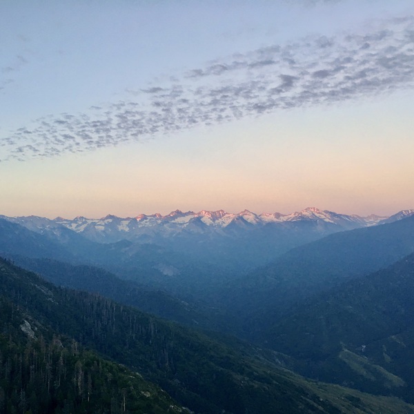Sequoia National Park Moro Rock Sunset by Karen Futral