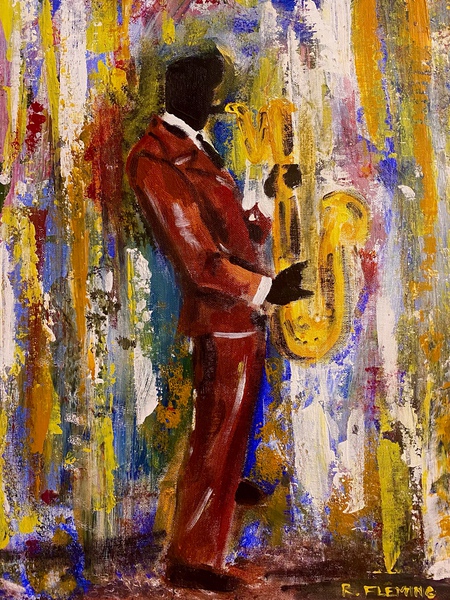 600_ArtByRFleming_Sax_Player.