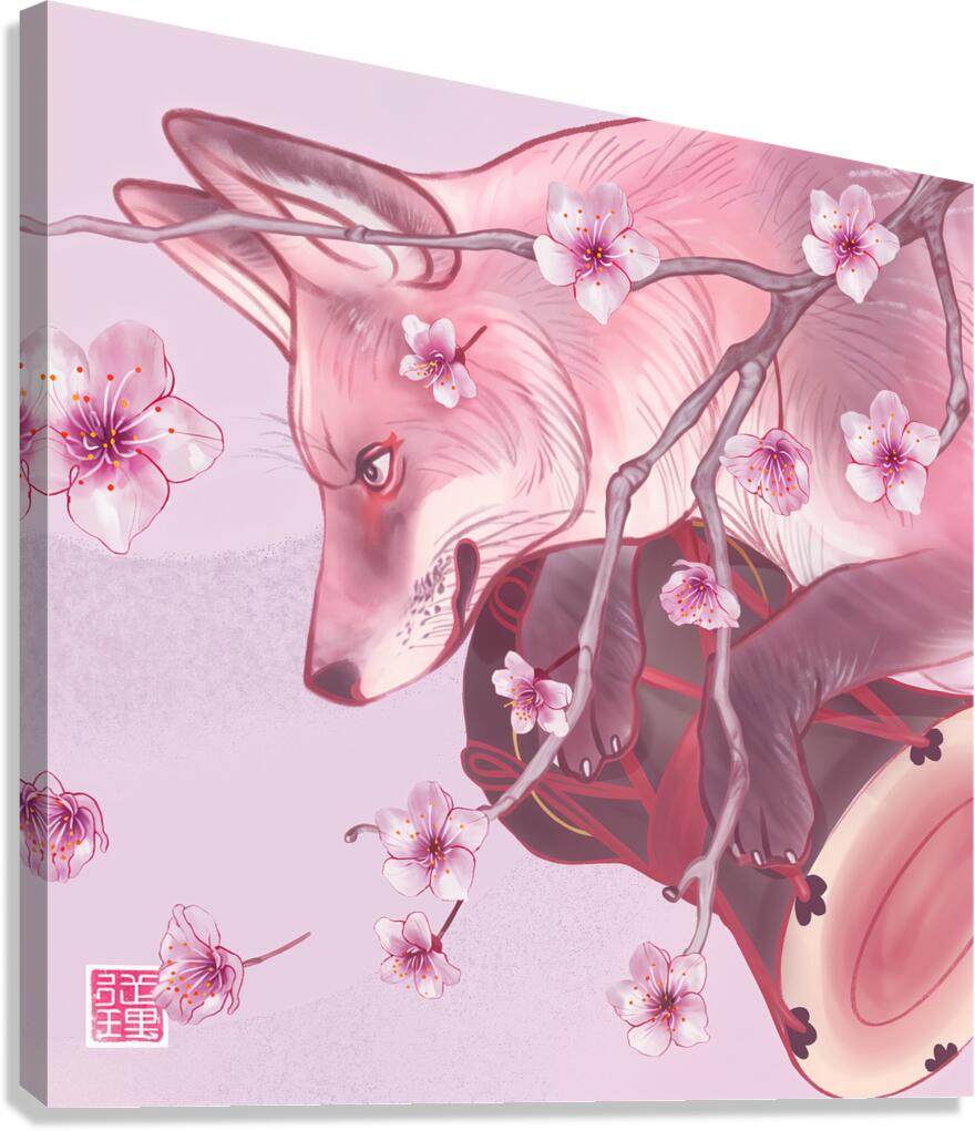 Together Forever Under a Thousand Cherry Trees Canvas Print