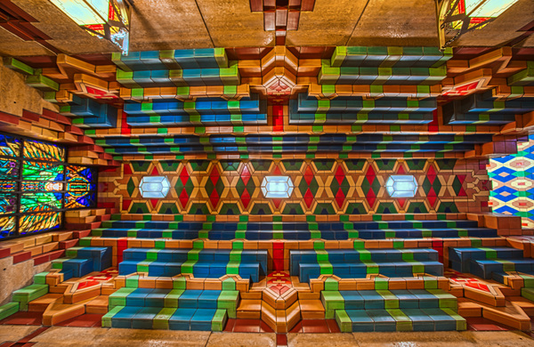 Guardian Building Interior Ceiling Detail Detroit by Laszlo Regos