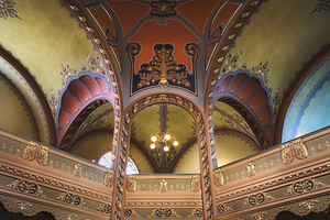 The vaults of the Subotica synagogue