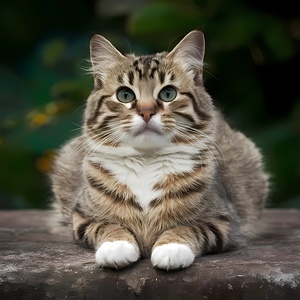 Gaze of the Garden Cat
