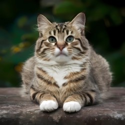 Gaze of the Garden Cat