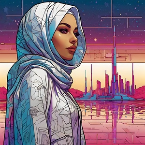 Default Coloring book font art synthwave art styl