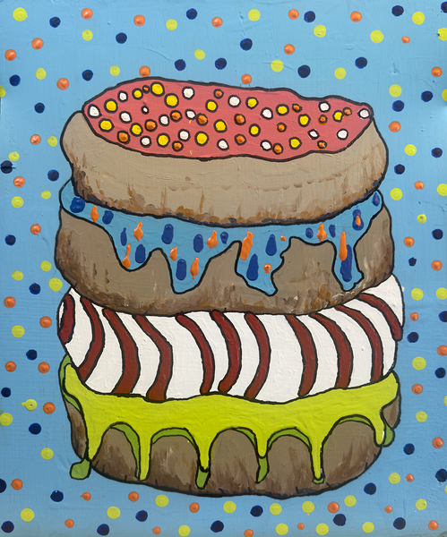 Super Happy Donut Stack by Nate Goodman