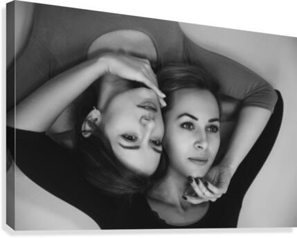 Two portraits Canvas Print