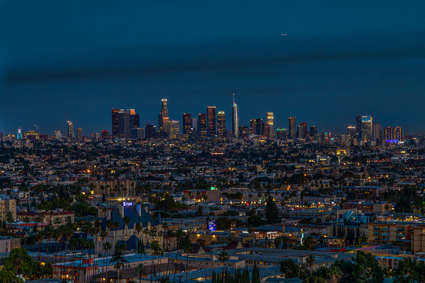 Los Angeles At Night  Print