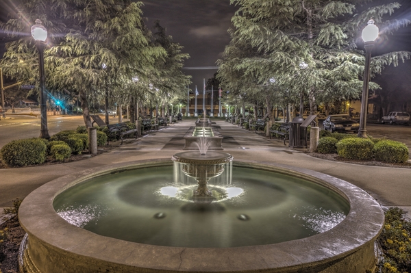 Veterans Plaza Santa Clarita CA Print