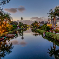 Venice Canal At Twilight