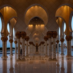 Grand Mosque Interior Columns